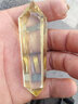唯誠 天然黄水晶六棱柱双尖柱子原矿石消磁能量石把玩摆件 实拍图