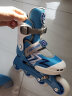 m-cro迈古儿童轮滑鞋micro溜冰鞋男女可调码滑轮旱冰鞋 X3蓝色单鞋S码 实拍图