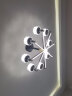 雷士照明（NVC） 新款LED后现代轻奢客厅吊灯意水晶玻璃主灯餐厅主卧室欧式北欧灯具组合全屋套餐 丽影-八头/70W 智能调光 晒单实拍图