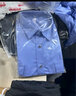 迪伽洛保安服短袖衬衫制服门卫物业酒店执勤服夏天户外训练服可定制 蓝色短袖+裤子+标贴 175/XL 实拍图