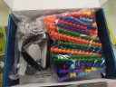 光华玩具（POPULAR PLAYTHINGS）竹节棍积木玩具男孩3-6岁幼儿园儿童早教汽车建筑立体拼插模型 90006机械竹节棍141片 实拍图