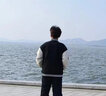 NASA BASE官方男装潮牌联名夹克男女款宽松学生外套情侣衫字母飞行员棒球服 MD-22120-黑色（春秋款） XL （建议130-150斤） 实拍图