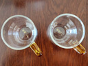 美斯尼 茶杯品茗杯小茶杯双层玻璃杯子功夫茶杯茶具主人杯茶碗泡茶杯 120ml 丹泉小品杯 实拍图