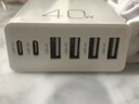 品胜（PISEN）多USB六口排插A+C多口PD快充头适用于苹华为荣耀vivo小米OPPO手机平板充电多国通用带电源延长线 4USB+2C六口【含1.2米电源线】大陆美日插头 多口桌面快充 实拍图