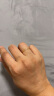 周六福（ZLF）520礼物  18K黄金戒指女彩金素圈戒指简约生日礼物送女友 15号（0.4-0.7g) 实拍图