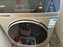 惠而浦（Whirlpool）10公斤全自动变频滚筒洗衣机臭氧除菌螨 CWF052204COG 10公斤大容量 实拍图