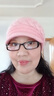 士丹熊保暖帽 女士韩版秋冬天针织鸭舌子毛线帽兔毛帽潮冬季双层保暖护耳 粉色 实拍图
