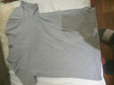 简束 短袖T恤男纯色棉质t恤夏季休闲运动紧身t恤男圆领修身打底汗衫潮 花灰色 2XL （80kg左右） 实拍图