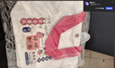 哈乐熊 HA LE BEAR卡通帆布包新款小巧百搭手提袋女学生饭盒袋简约袋子时尚便当袋子 发财红【柿柿如意】 实拍图