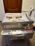 ABCMOKOO尿布台婴儿护理台新生儿换尿布多功能可折叠-莫兰迪灰ULTRA挚爱款 实拍图
