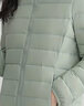 鸭鸭（YAYA）佟丽娅同款轻薄羽绒服女新款秋冬季休闲短款连帽保暖轻便韩版外套 抹茶绿色 XL 实拍图