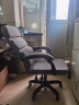椅品汇（yipinhui）人体工学办公电脑椅子可躺椅老板转椅家用书房学习升降椅电竞椅 [麻布]灰色 尼龙脚 实拍图