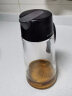 ASVEL自动开合玻璃油壶大容量不挂油防漏家用装油瓶厨房调味料瓶 黑色316不锈钢+3色玻璃组合装 实拍图
