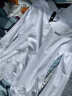 南极人长袖T恤男春秋款翻领纯色男士衣服男装春装体恤打底衫 T102白色常规 190/4XL 实拍图