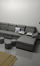 创繁现代可拆洗布艺沙发简约客厅小户型免洗科技布沙发组合家具 六件套+茶几电视柜 乳胶+弹簧座包/科技布 实拍图