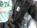 卡度顿棉衣男港风PU棉服男面包服立领宽松帅气男士冬季外套皮夹克男棉衣 黑色 2XL （136-155斤） 实拍图