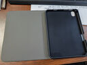 奶小鸭（NEYAA）适用ipad mini7保护壳2024新款 mini7/6保护套8.3英寸苹果平板电脑带笔槽全包超薄防摔皮套 灰色 实拍图