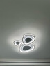 铂阑灯堡流水追光吸顶灯具广东中山餐厅卧室奶油护眼全光谱鹅卵石客厅大灯 常规版直径90*高6cm三色变光192W 实拍图