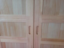 古莉金 实木衣柜卧室平开门柜子木质大衣柜两门三门四门衣橱卧室组合柜 1.0m两门衣柜 包安装 实拍图
