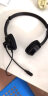 电音DT-326笔记本电脑耳机头戴式带麦 有线耳机电二合一联想华硕台式电脑学习英语降噪线控耳麦带话筒 黑色- 线控 双插头版-台式电脑/双孔笔记本 实拍图