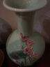 景秀缘 景德镇陶瓷摆件  结晶釉花瓶 颜色釉客厅装饰现代时尚工艺品摆件 浅绿赏瓶 实拍图