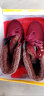 唐宋福冬季女鞋老北京布鞋女棉鞋加厚保暖中老年妈妈棉靴软底防滑女靴子 红色 37 实拍图