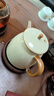 陶迷（TAOMI）茶壶单壶陶瓷泡茶壶家用白瓷汝窑开片可养功夫茶具茶水分离沏茶壶 黄汝窑汉峰壶 250ml 101mL(含)-200mL(含) 实拍图