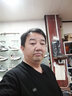 恒源祥100%纯羊毛男士V领薄款修身针织衫毛衣15001002 黑色 185/100A  实拍图