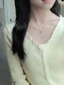 Vana和田玉珍珠项链女士银吊坠520情人节礼物送女朋友老婆 项链【复古和田玉款】 实拍图