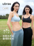 ubras【陈都灵同款】无尺码云感托无痕透气细肩带内衣女吊带文胸罩粉底 兰花烟色 均码 -小底围版A-C杯（80-100斤） 实拍图