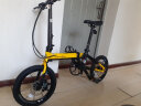 大行（DAHON）K3plusMINI碟刹折叠自行车16英寸9速便携单车男女式自行车KAA693 黑黄 晒单实拍图