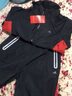 SUGARAPPLE暴汗服男健身服出汗服控体服跑步运动发汗运动爆汗服降体服 红色开衫有网（暴汗衣+暴汗裤） 2XL （180-200斤） 实拍图