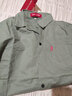 皮尔卡丹品牌夏季短袖纯棉工装衬衫外套男士七分袖薄款百搭宽松休闲衬衣t 湖绿色 XL 125-140斤 实拍图