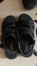 金利来（goldlion）男鞋都市休闲透气凉鞋两穿轻便皮鞋沙滩鞋59622032701A-黑色-39码 实拍图