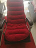 笨斯基汽车坐垫冬季保暖车垫办公椅单片坐垫短毛绒加厚冬天棉座垫座套 红色后排单件 实拍图