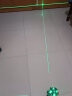 德力西（DELIXI）绿光5线水平仪激光高精度强绿光细线自动打线水平尺标线仪投线仪 实拍图