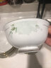 厚秀堂 景德镇欧式高档骨瓷碗碟套装家用高颜值餐具碗盘饭碗面碗 4.5英寸高脚饭碗【2个】遇见 实拍图