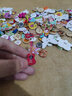 三爱树脂彩色混色福袋扣子混装儿童手工钮扣花diy纽扣画创意材料包 木头系 实拍图