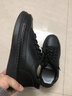 九寸阳光男鞋2025春季新款厨房防水防滑板鞋男士休闲皮鞋纯黑色工作鞋 黑色41码 实拍图