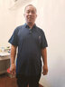 花花公子运动套装男两件套夏季新款爸爸短袖T恤中老年休闲大码父亲运动服 SXY3993-宝蓝色【两件套】 2XL(建议140-160斤左右) 实拍图