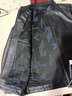 雅鹿皮衣男春秋季款商务休闲立领纯色皮夹克中青年男士爸爸装外套上衣 实拍图