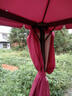 紫叶（ziye） 户外遮阳棚凉亭户外罗马帐篷庭院雨棚遮阳防雨四角伞隔离帐篷 经典单边3.0x3.0《配围纱围帘》 实拍图