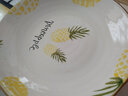 素美吉（SUMEIJI）陶瓷菜盘碟子家用创意小清新餐具釉下彩工艺安全健康焗饭盘瓷盘 7英寸圆盘2个装 实拍图