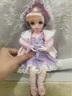 德必胜换装洋娃娃儿童公主玩具仿真关节BJD娃人偶手办玩偶女孩生日礼物 艾莉丝 6分30CM 28关节 官妆 实拍图