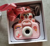 贝初众儿童照相机宝宝高清数码玩具男女孩6-10生日礼物小学生可拍照迷你 粉色兔子【4800W】精美装 七八岁小朋友可录像相机礼物 实拍图
