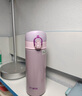 象普（SHINPUR）女生保温杯学生随行杯男泡茶杯316不锈钢水杯刻字团购送礼 亚光深棕色480ml 实拍图