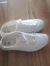 ShanBu帆布鞋男系带春秋低帮透气百搭韩版板鞋平跟开车休闲简约小白鞋男 白色 39 码 实拍图