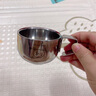 沃德百惠（WORTHBUY）幼儿童水杯宝宝专用喝牛奶杯不锈钢食品级防摔学饮敞口婴儿米糊杯 带手柄双层水杯【范范兔】 100ml 实拍图