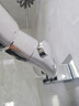 麦小登带开关花洒一键止水喷头万向旋转带档增压花洒洗澡淋浴花洒套装 万向三档开关花洒+软管+粘贴底座 实拍图
