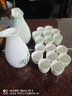 陌上纤虹白酒陶瓷酒具套装中式家用青瓷酒杯复古宫廷风小酒壶白酒盅烈酒杯 竹韵酒具1壶8杯（简单包装） 实拍图